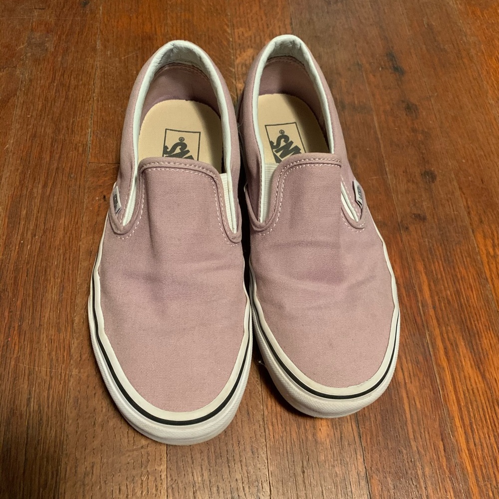 SOLDPurple slip on vans